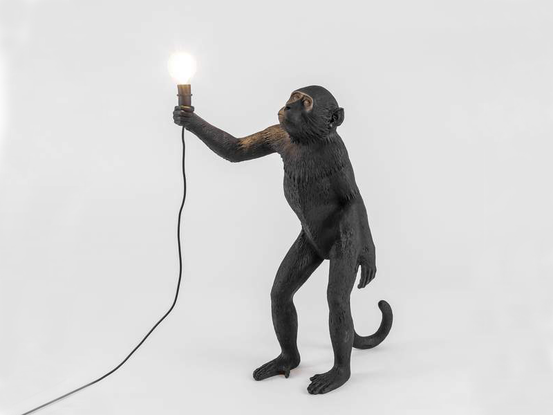 Seletti Monkey Lampe - Debout Outdoor Lampes Luminaires Monkey Lamp Seletti Lighting