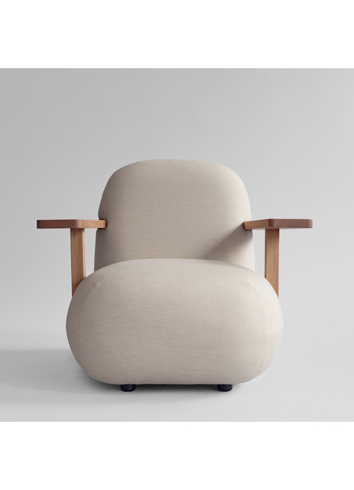 Toe Armrest Outdoor — Teak / Stone Gray — 101 COPENHAGEN