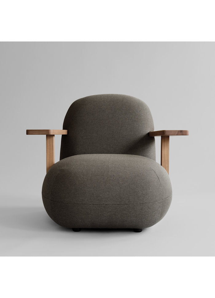 Toe Armrest Outdoor — Teak / Stone Gray — 101 COPENHAGEN