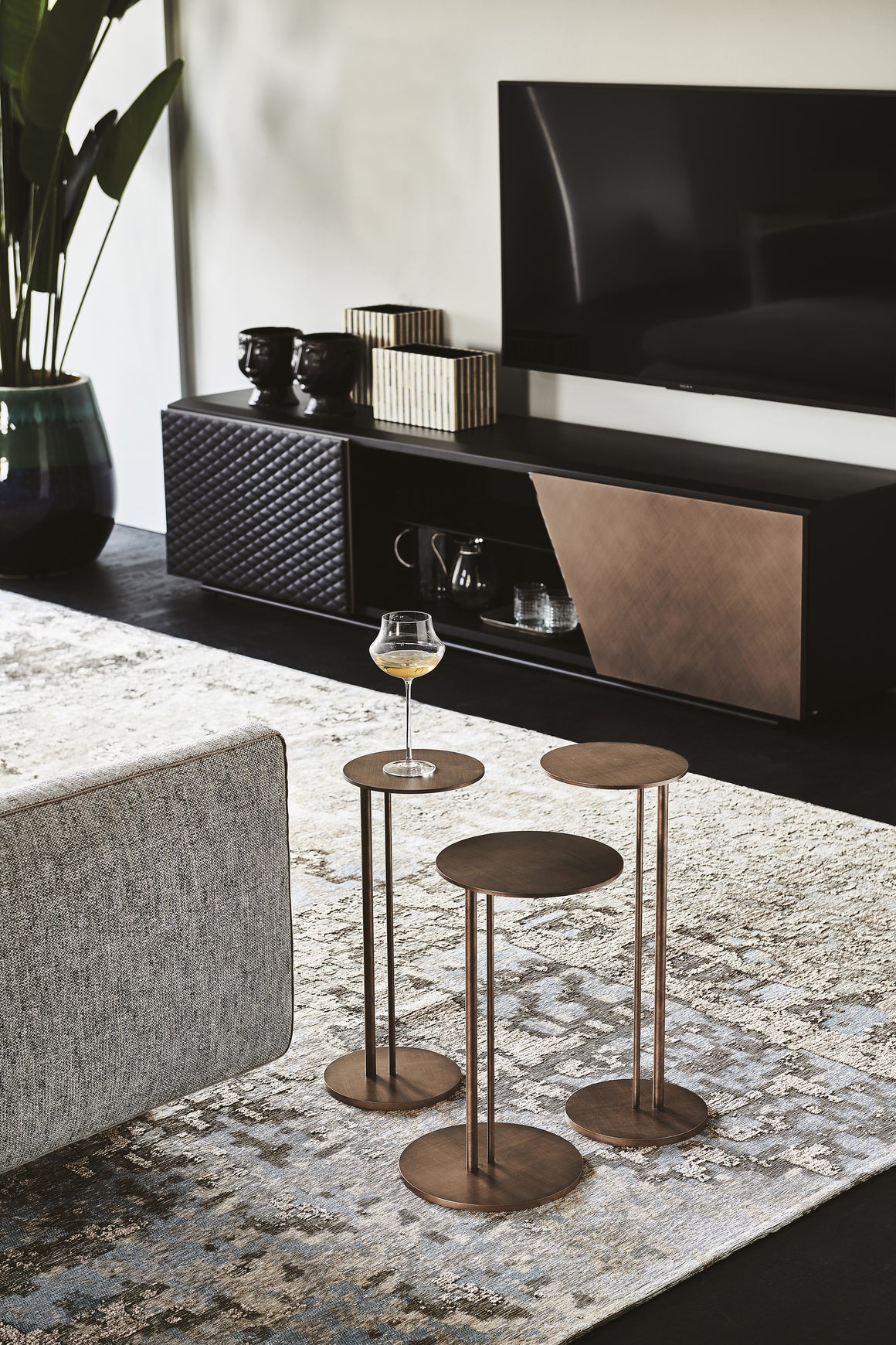 Table basse STING Brushed - Cattelan Italia