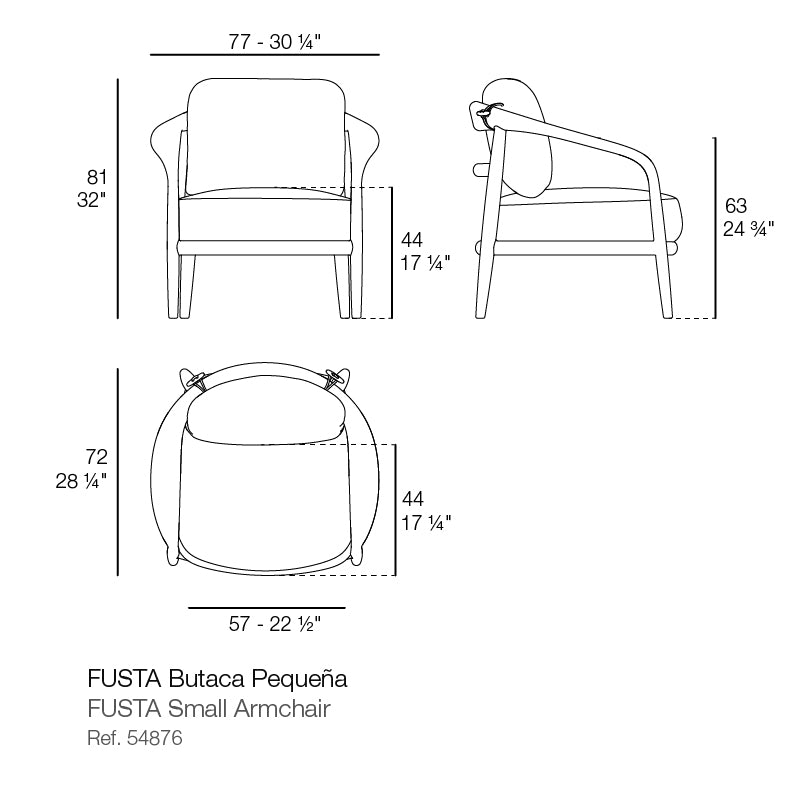 Fauteuil Fusta - Vondom - fauteuil extérieur design Vondom