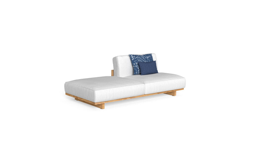 Module canapé Argo Wood + pouf DX