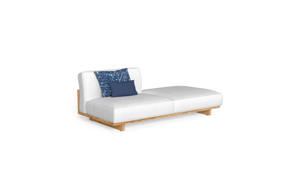 Module canapé Argo Wood + pouf SX