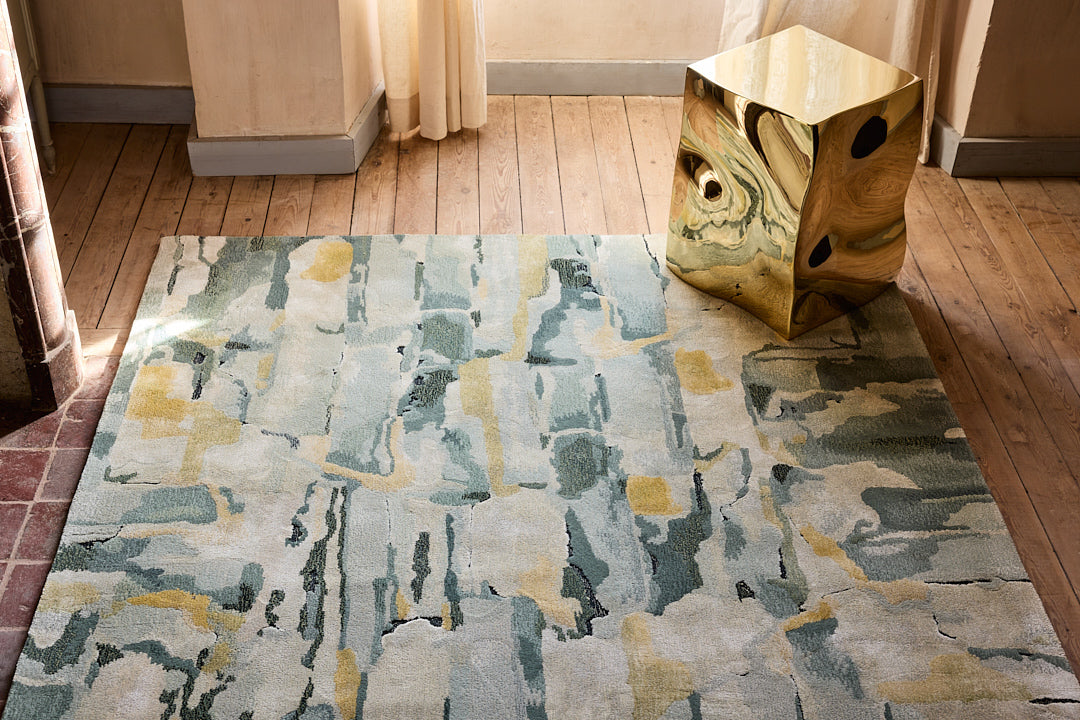 Tapis Andaria azur Serge Lesage – vue du tapis