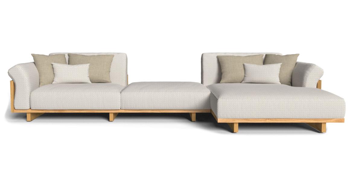 Module canapé Argo Wood XL DX - Talenti