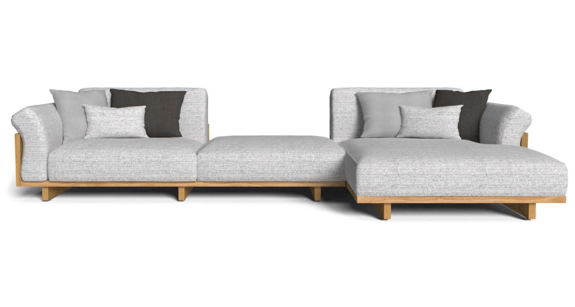 Module canapé Argo Wood XL DX - Talenti