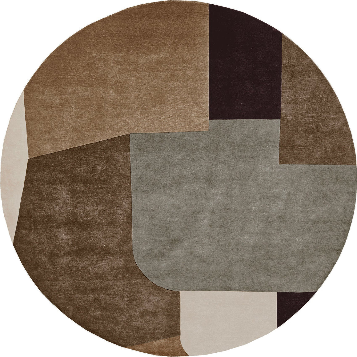 Tapis Blueprint brun havane – Serge Lesage