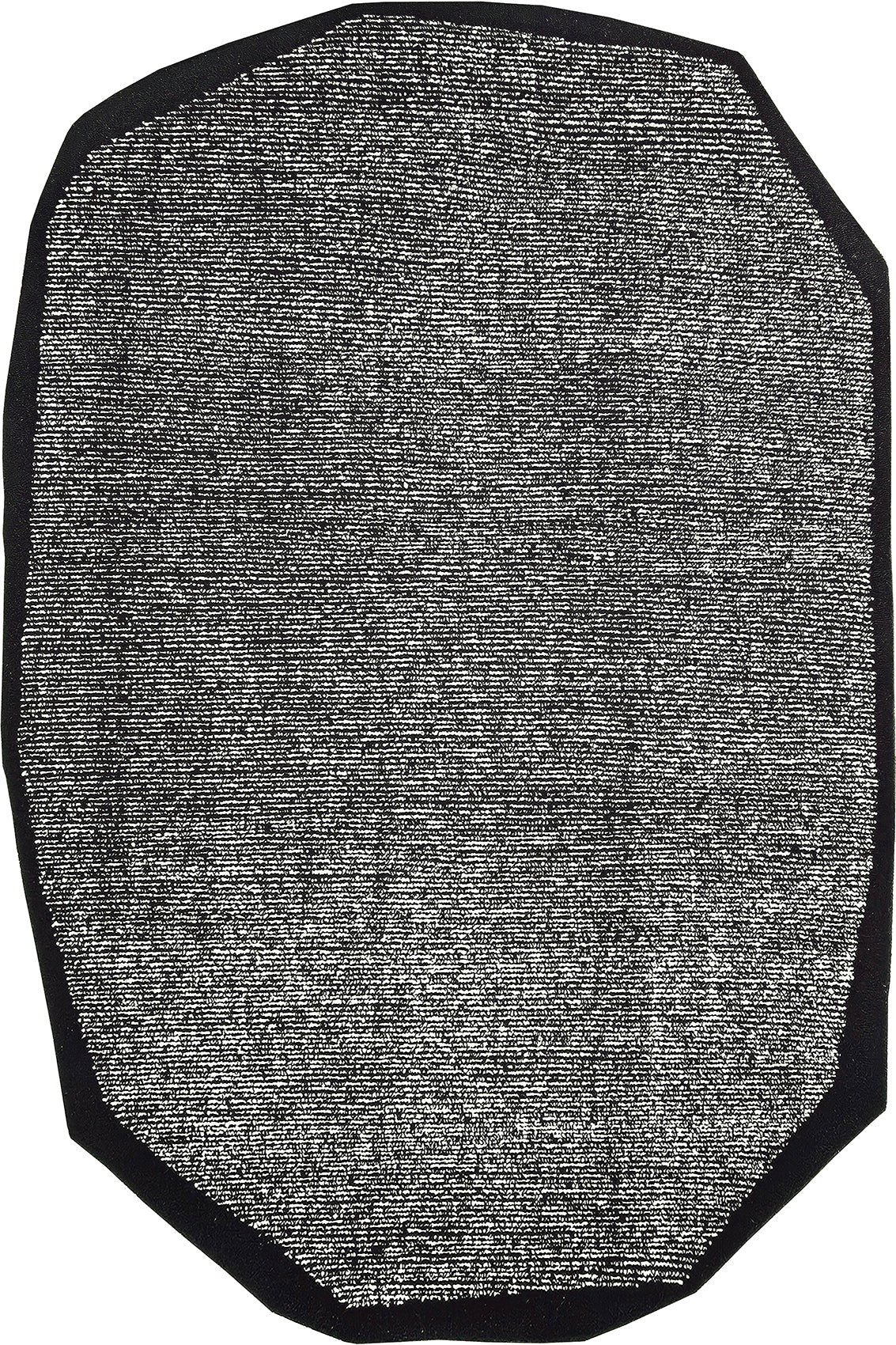 Tapis Cocoon II noir et blanc