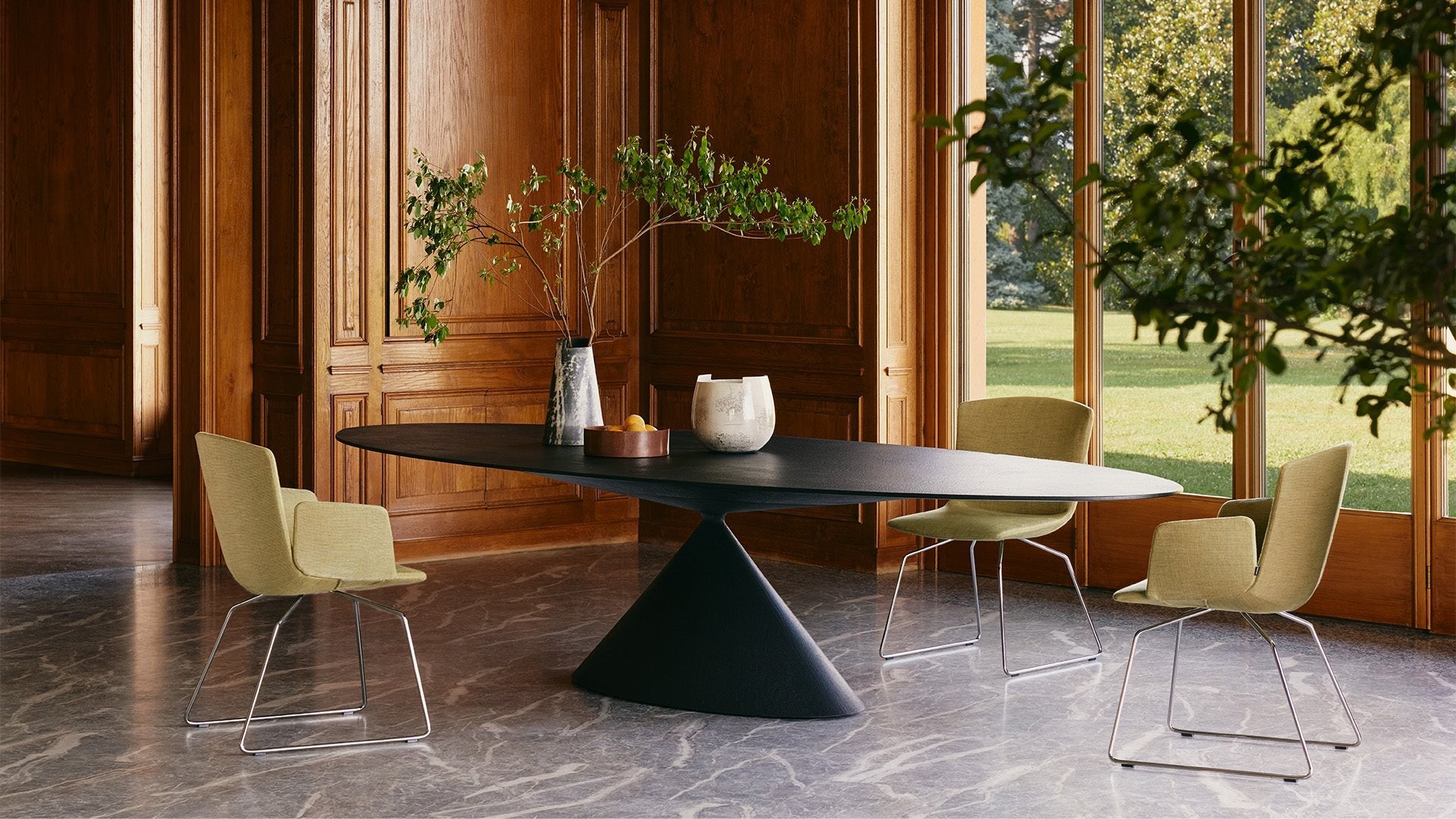 Maxi Clay Desalto table design italien chez Confortop Suisse