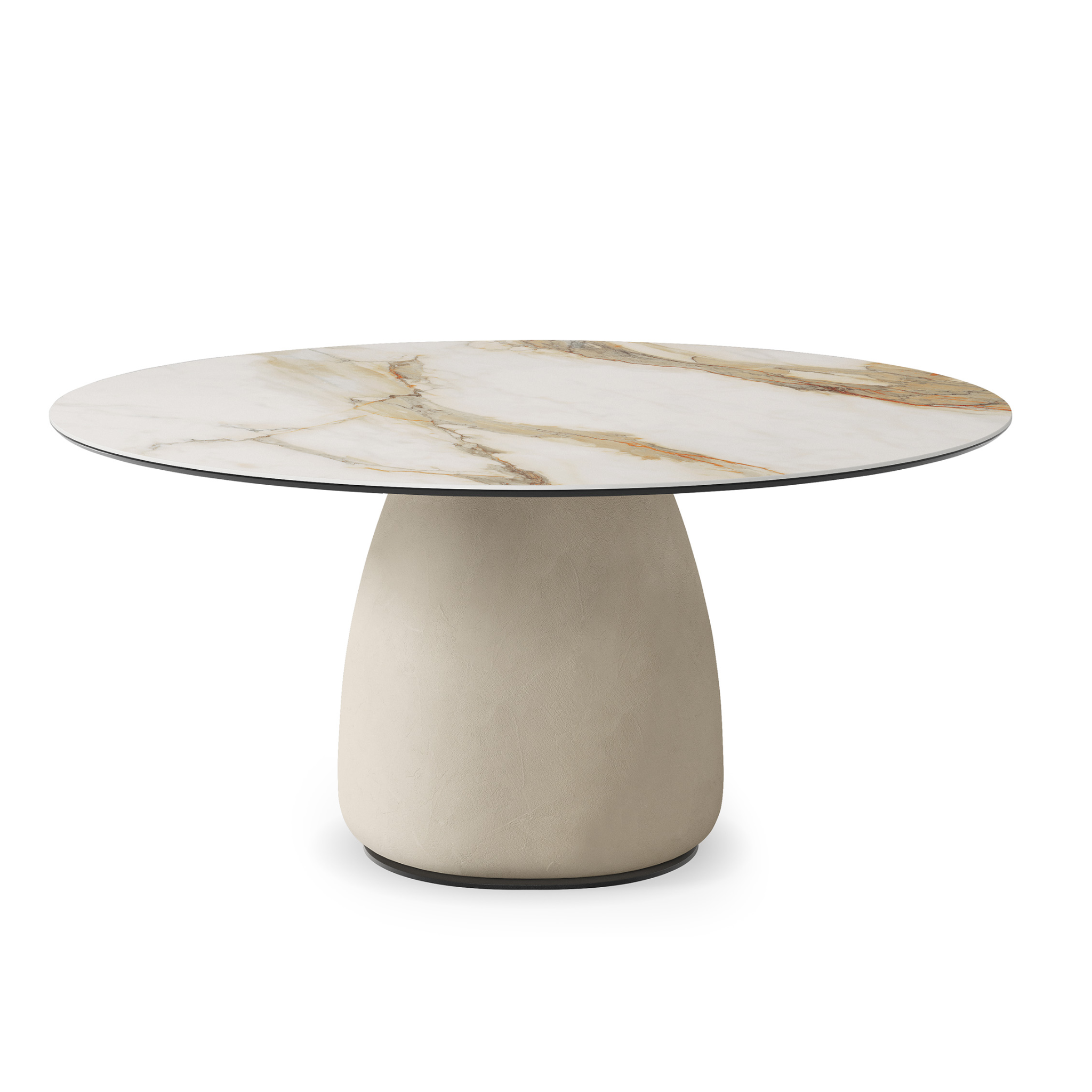 BOTERO Keramik Round – Table ronde design Cattelan Italia avec plateau en céramique