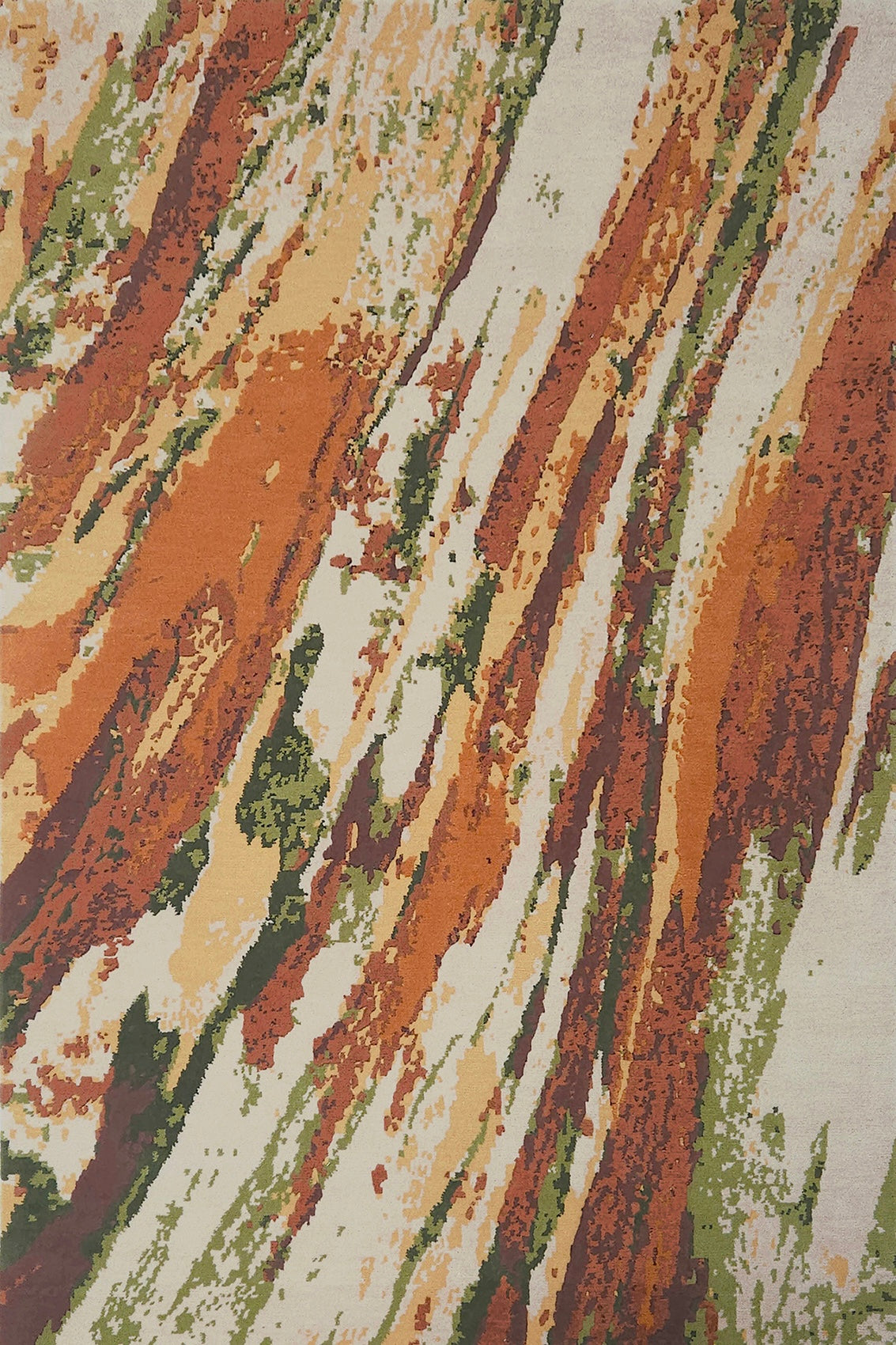 Tapis Flux brique – Serge Lesage