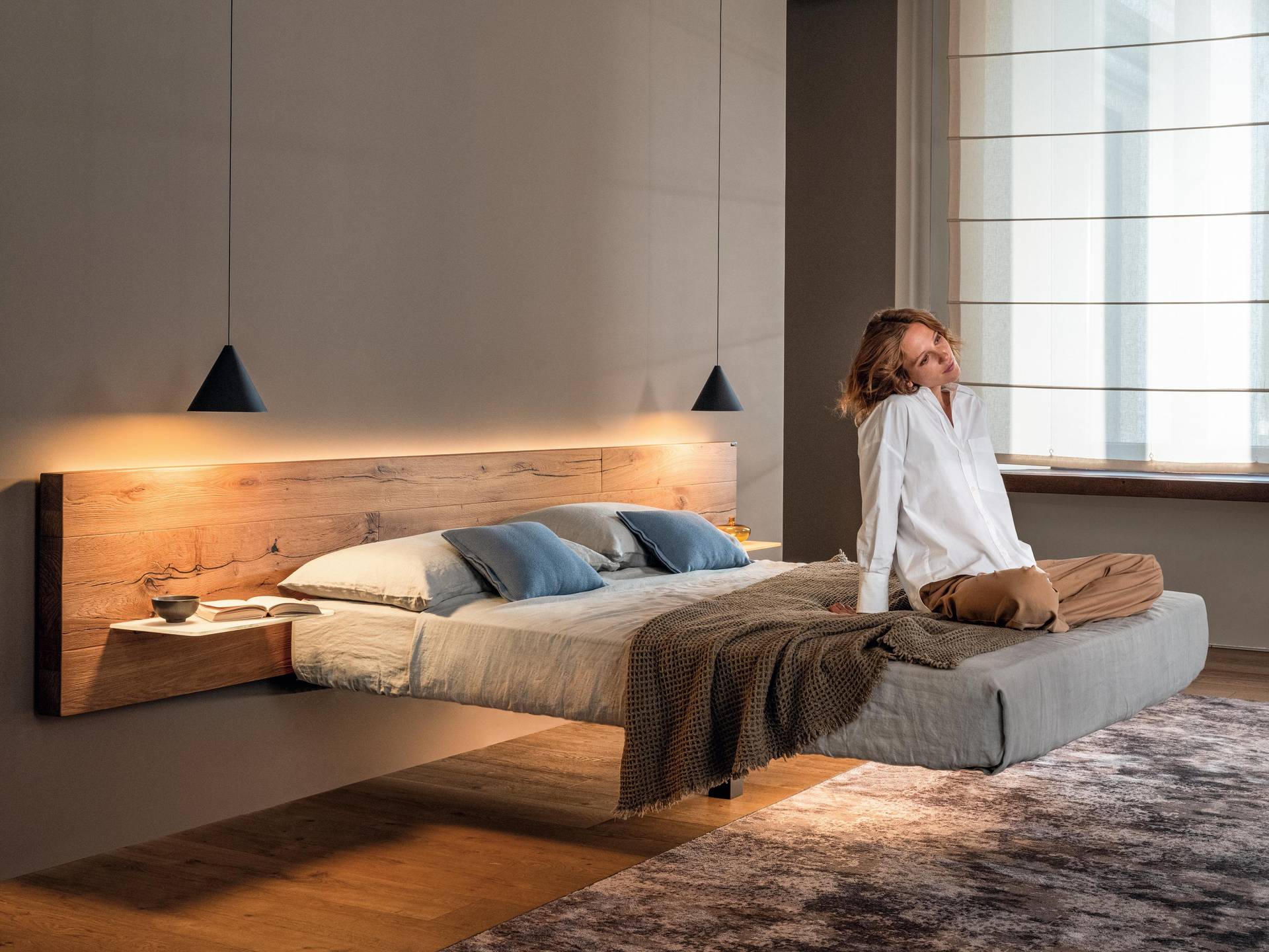 Lit Fluttua LAGO suspendu