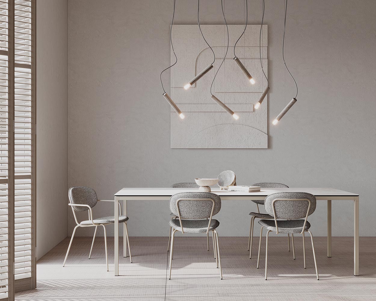 Table Aresta Fixe Mobliberica grandes dimensions 280x120 Cool Ceramic Mobliberica