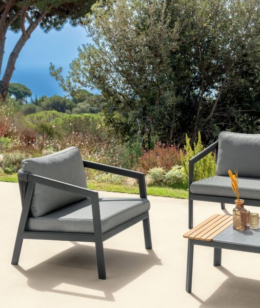 Salon Nova – Set complet (canapé + 2 fauteuils living + table basse)