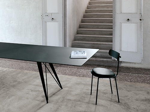 Table T12 EXTENDO – vue latérale, design architectural – CONFORTOP Suisse