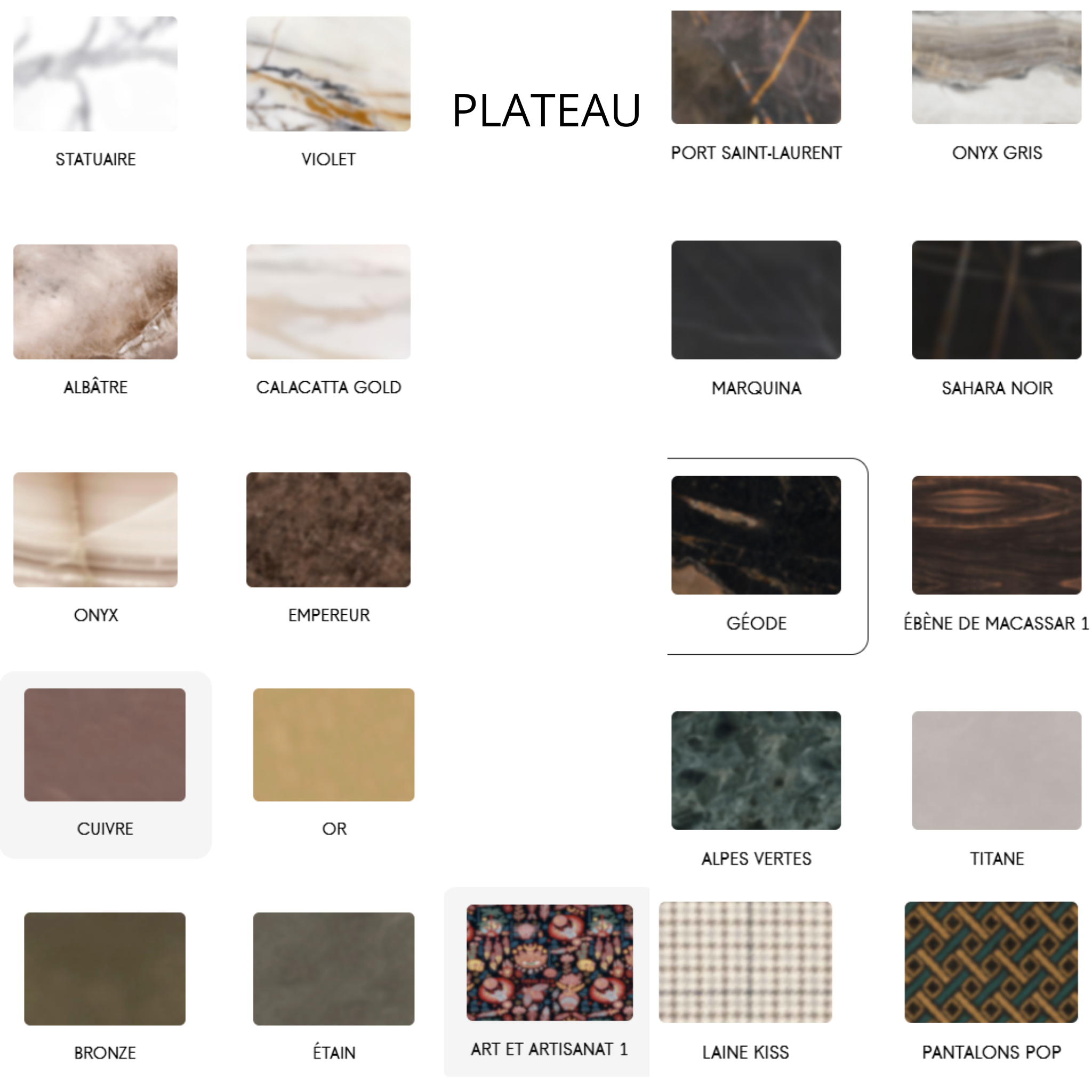 Table Chapeau XGlass LAGO