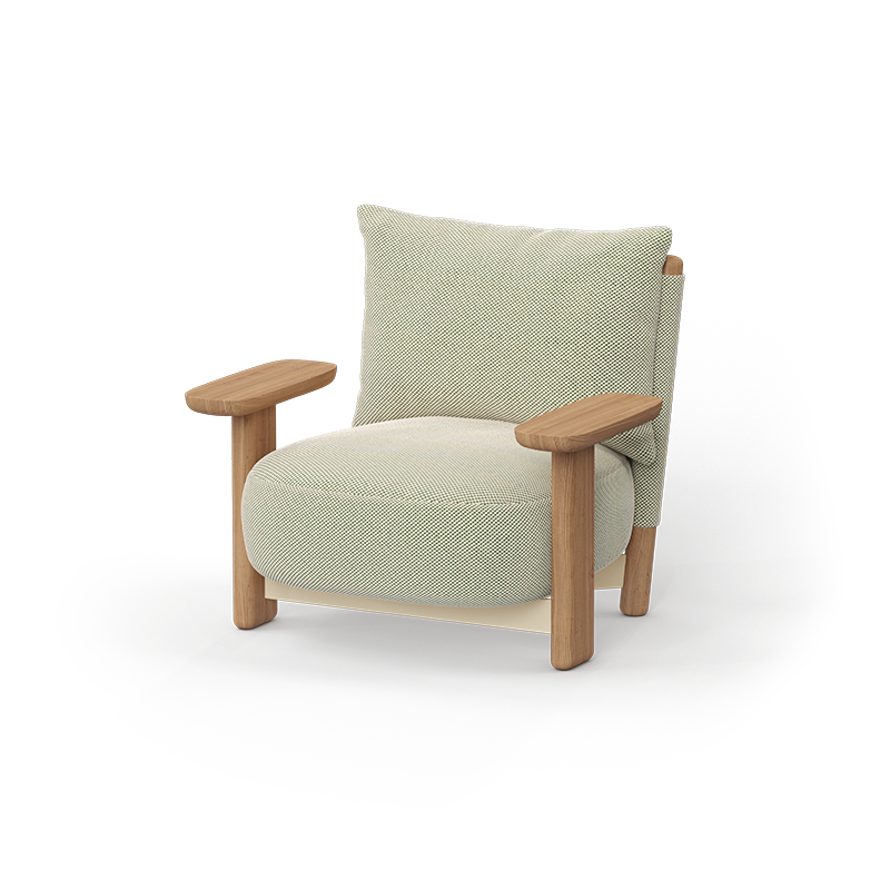 Fauteuil Milos Madera - Vondom - fauteuil extérieur design Vondom