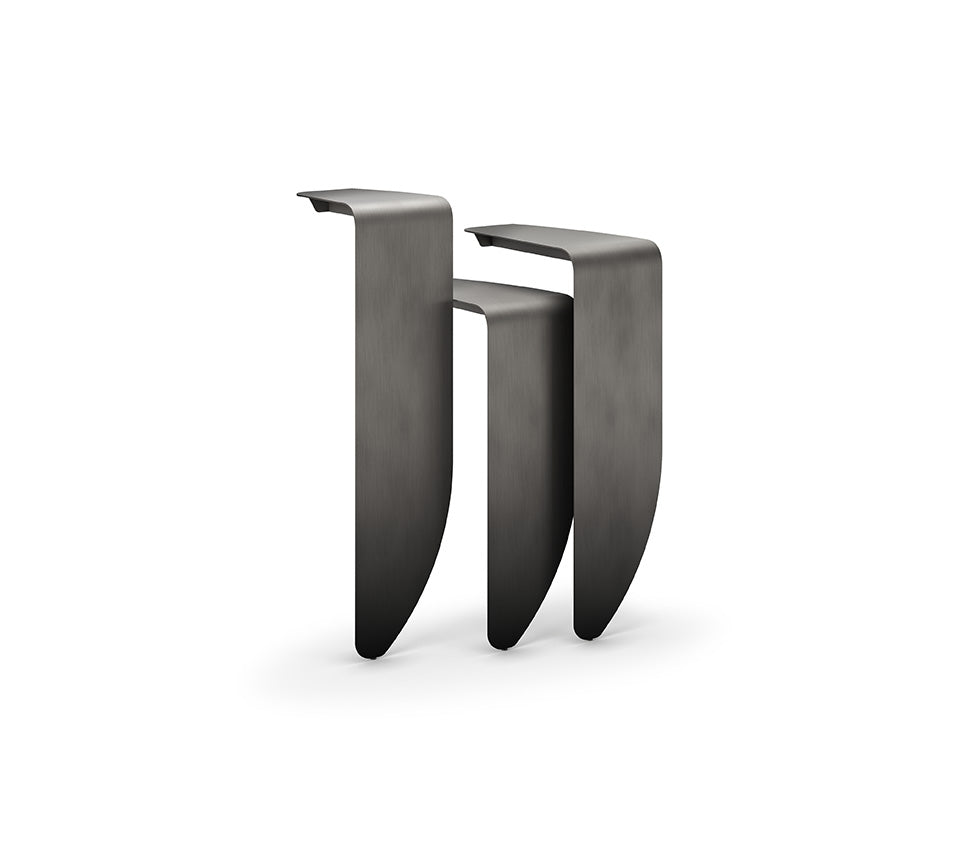 PENINSULA Cattelan Italia console murale Set de 3 A+B+C GFM18 Bronze gaufré