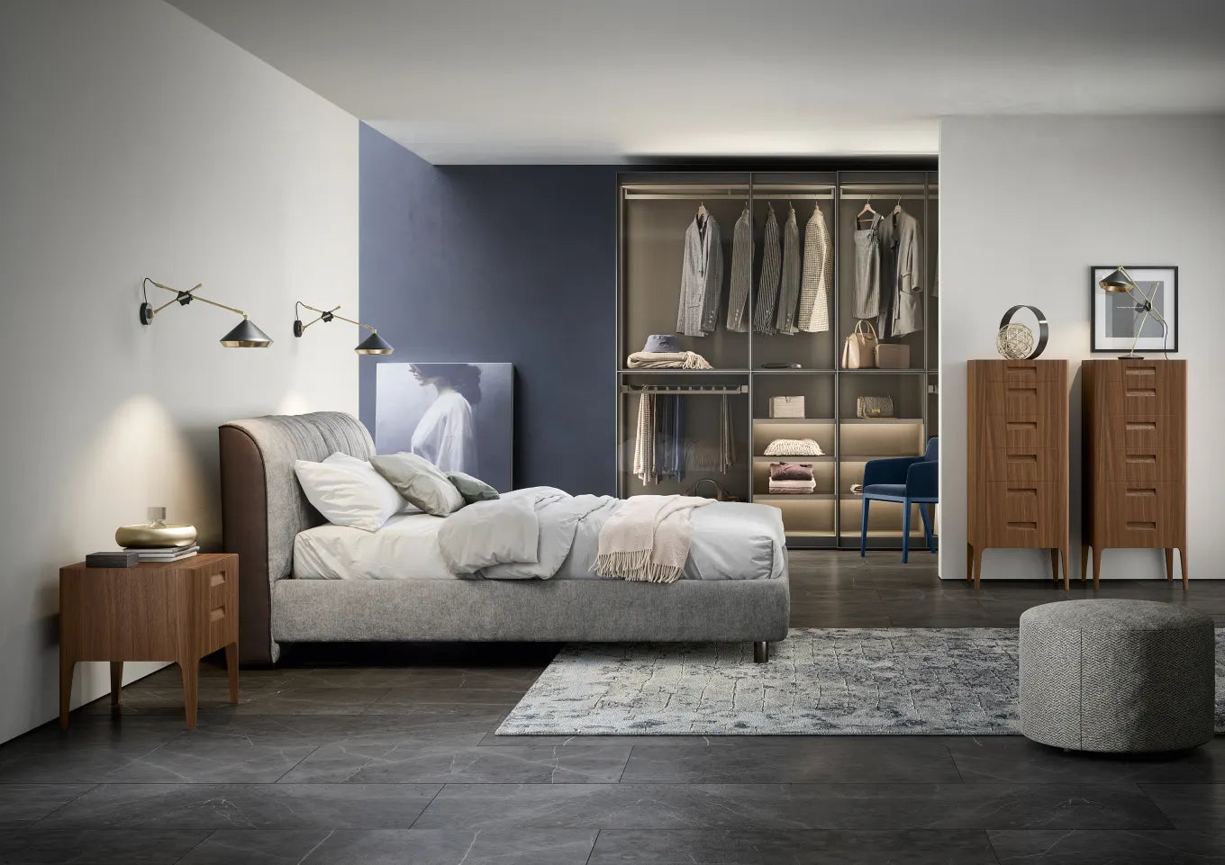 Chambre sur mesure Battistella – design italien modulable