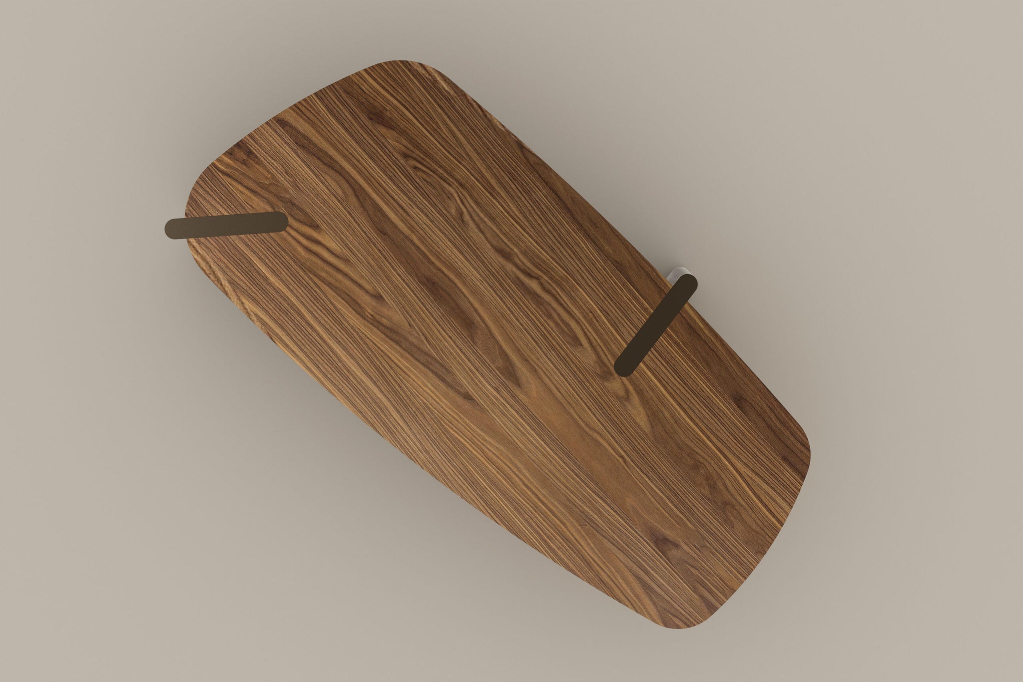 Table Bonaldo Flatiron – table design en bois, verre, céramique ou marbre