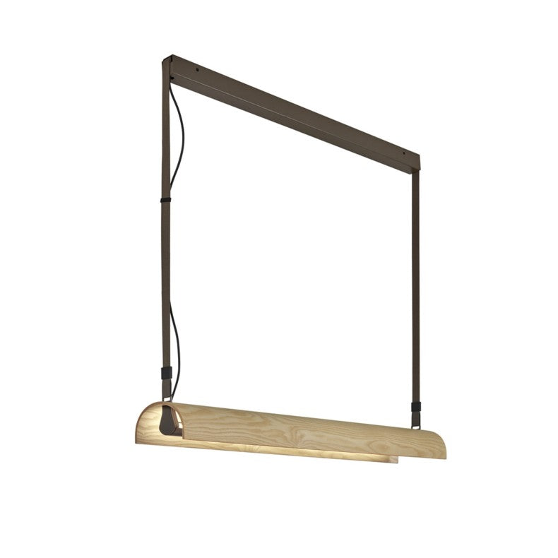 Suspension Aluet S/100 Bover en frêne – vue complète
