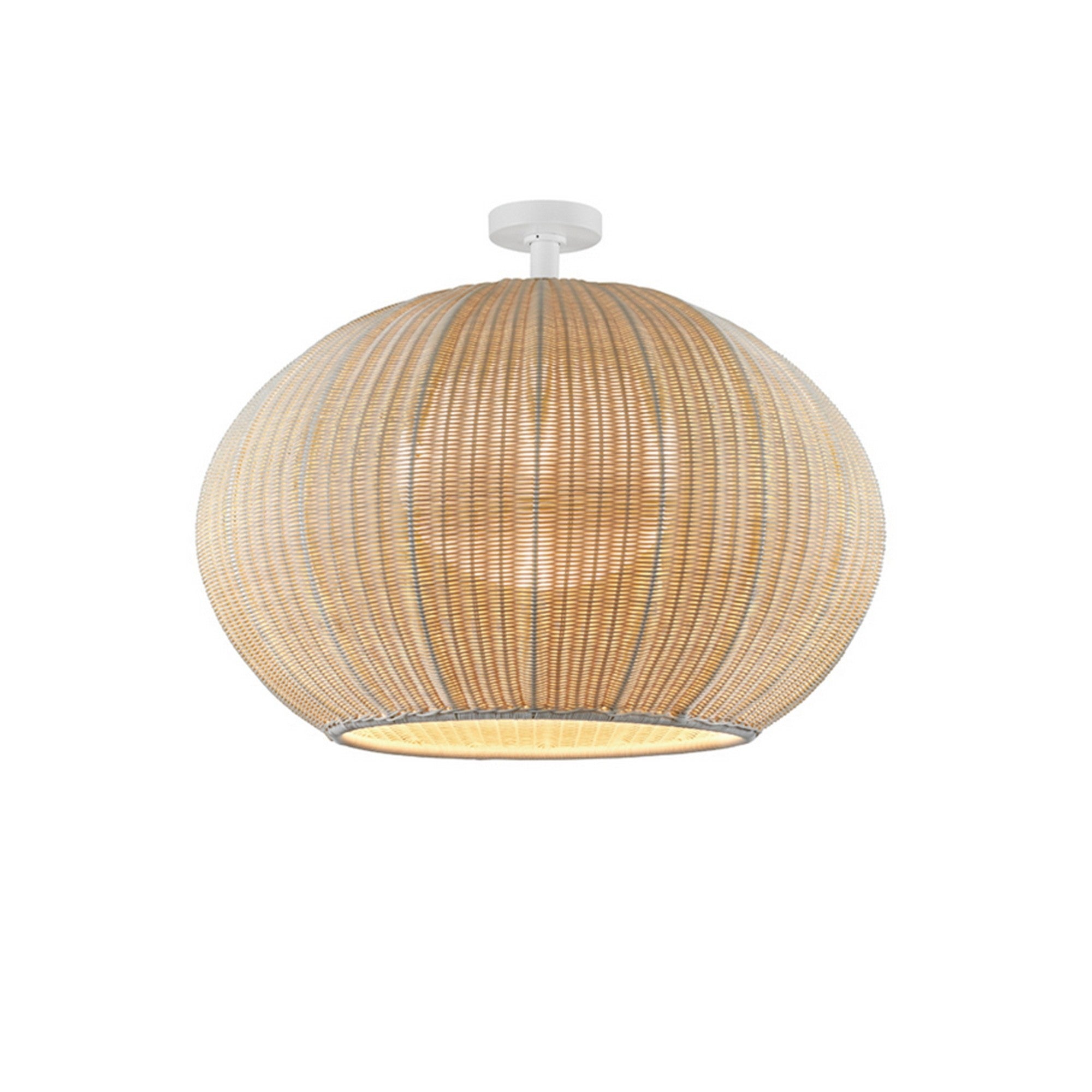 Garota PF/02 Bover — plafonnier complet Ø 72 cm, blanc cassé et blanc marfil