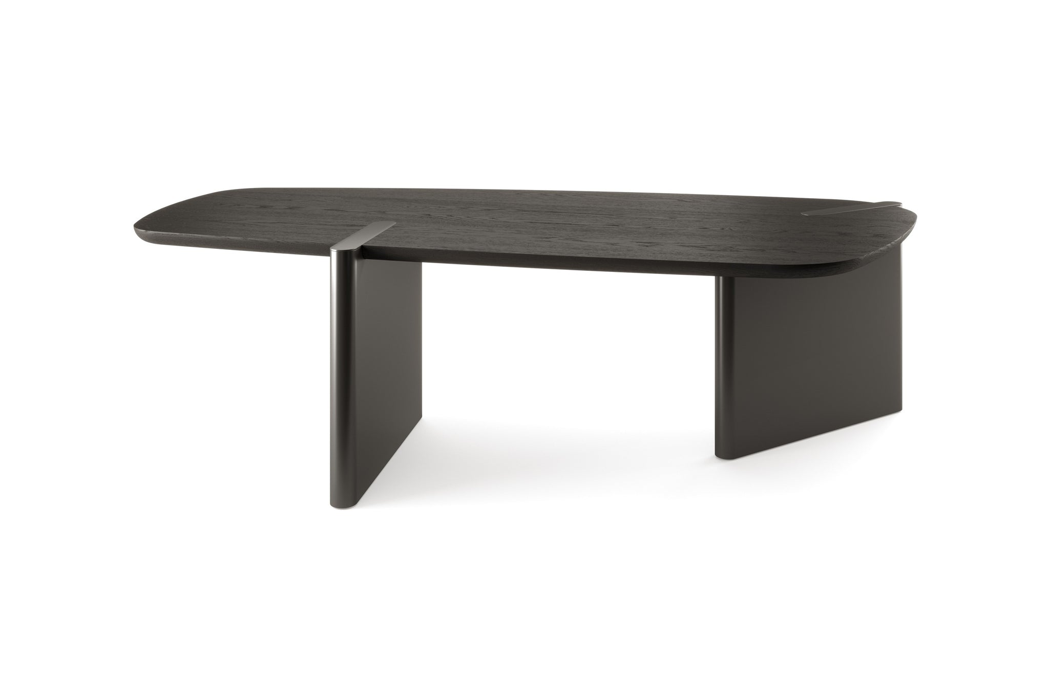 Table Bonaldo Flatiron – table design en bois, verre, céramique ou marbre