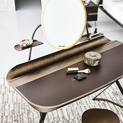 Cocoon Trousse Leather, bureau coiffeuse Cattelan Italia