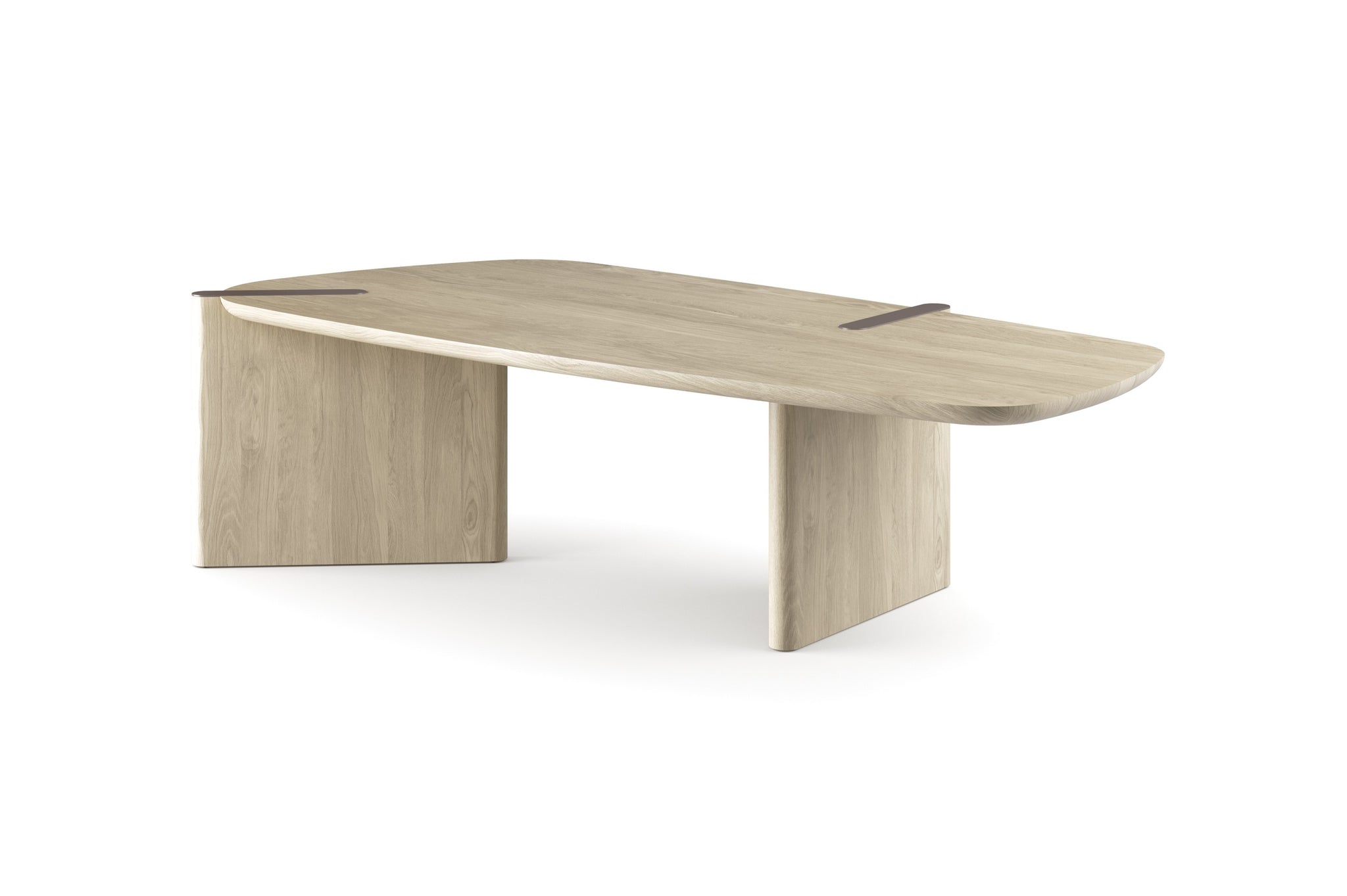 Table Bonaldo Flatiron – table design en bois, verre, céramique ou marbre