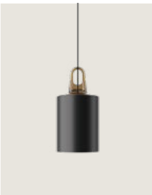 Lodes JIM Cylinder, finition champagne crochet miel, suspension