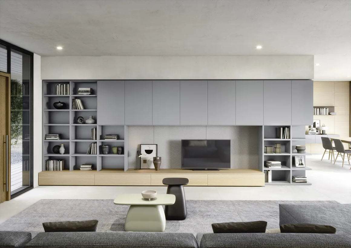 Bibliothèque sur mesure Battistella – design italien modulable