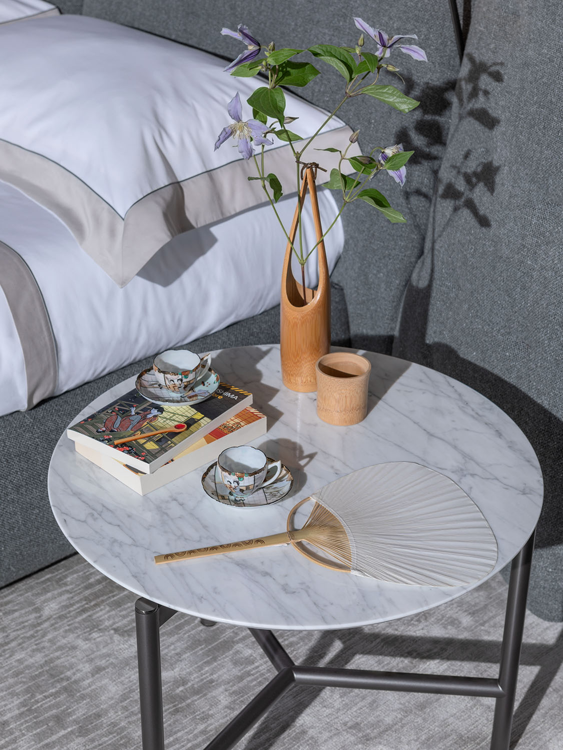 Lit Angle avec volets