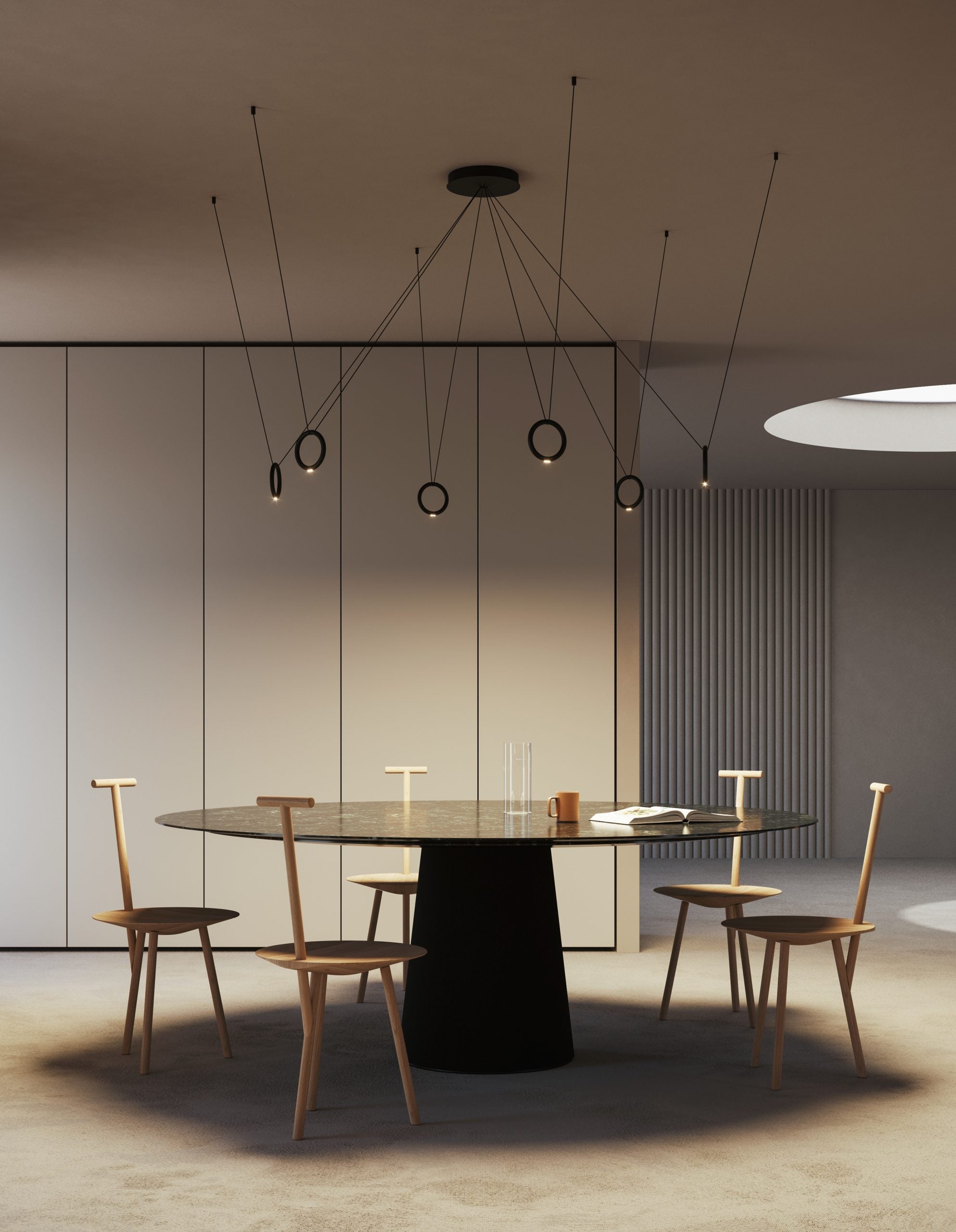 IVY V Lodes, composition de 6 suspensions noires