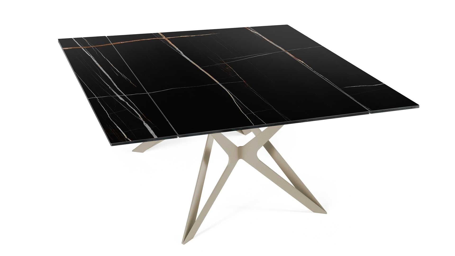 PLIÉ ROUND SQUARE – Table extensible NAOS