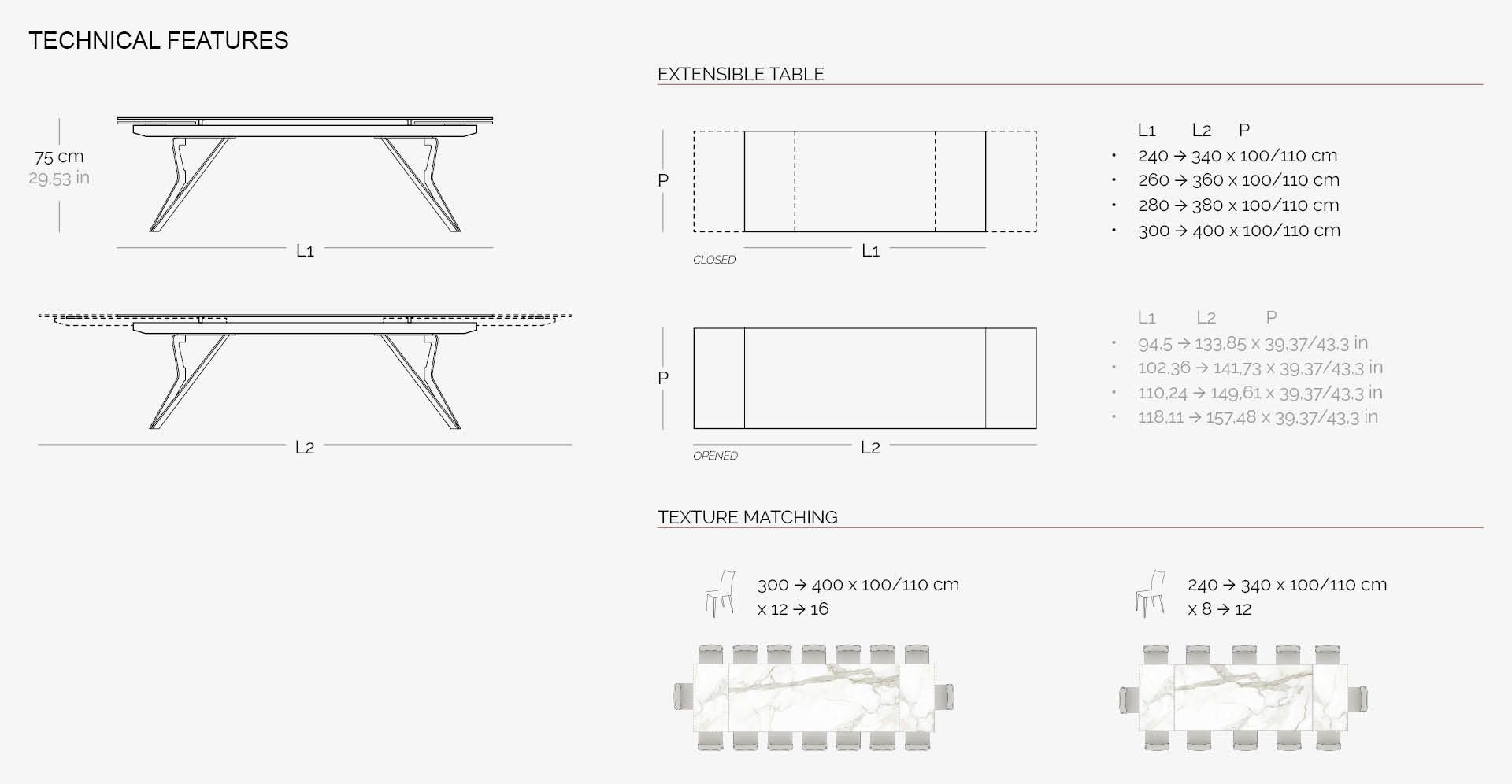 PLIÉ – Table extensible NAOS