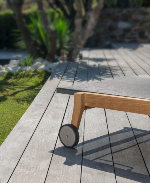 Moon Teck Bain de soleil Talenti chaise longue outdoor design Talenti