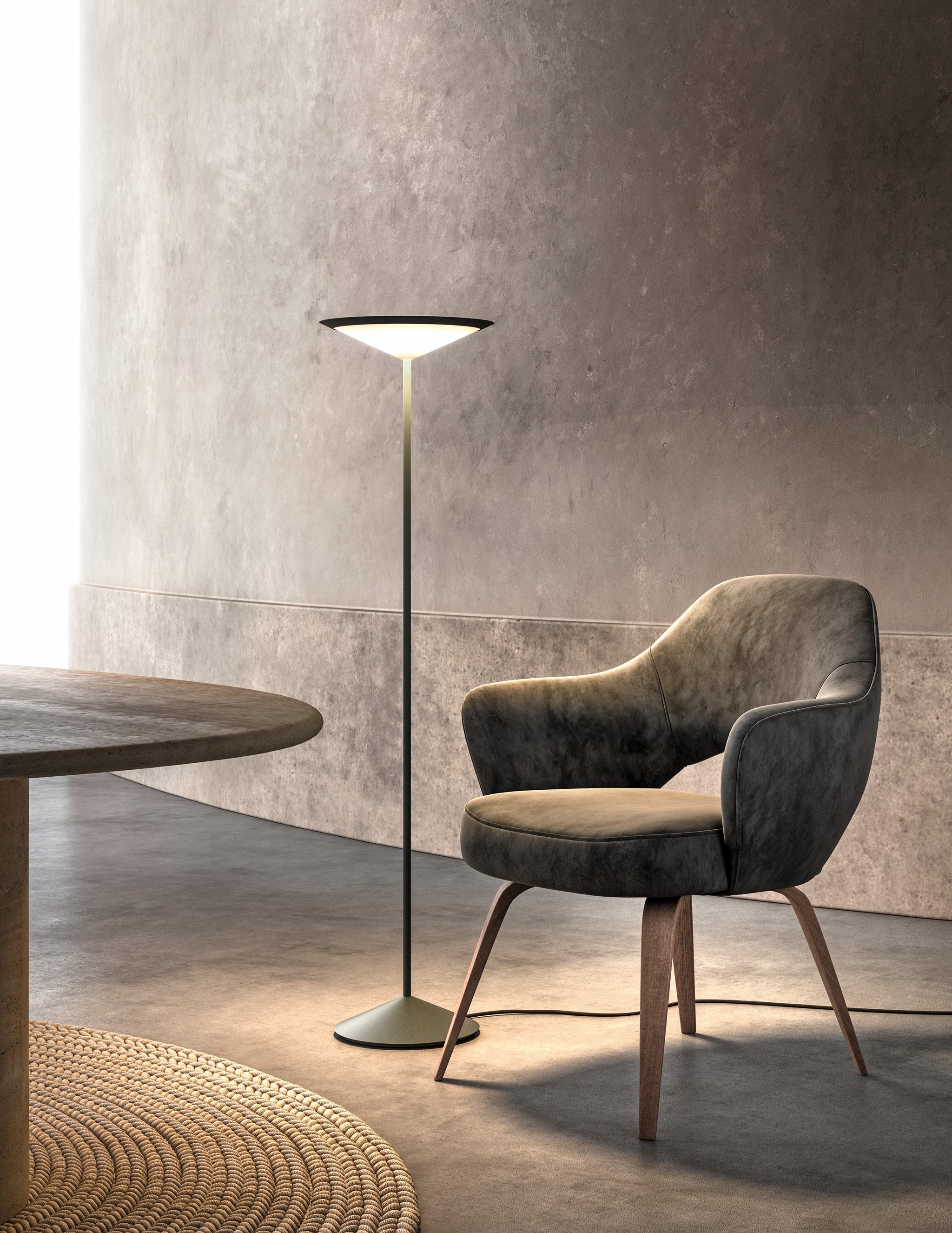 Narciso PENTA — lampadaire, vue officielle indicative de la finition
