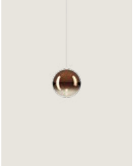 Random Solo 10 Lodes — finition transparent, suspension Ø10 cm