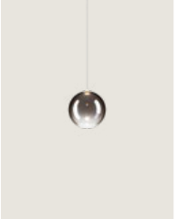 Random Solo 10 Lodes — finition transparent, suspension Ø10 cm