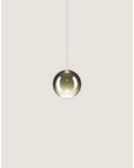 Random Solo 10 Lodes — finition transparent, suspension Ø10 cm