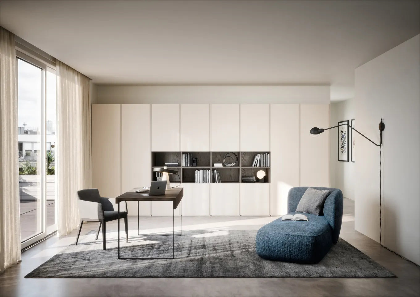 Bureau sur mesure Battistella – design italien fonctionnel