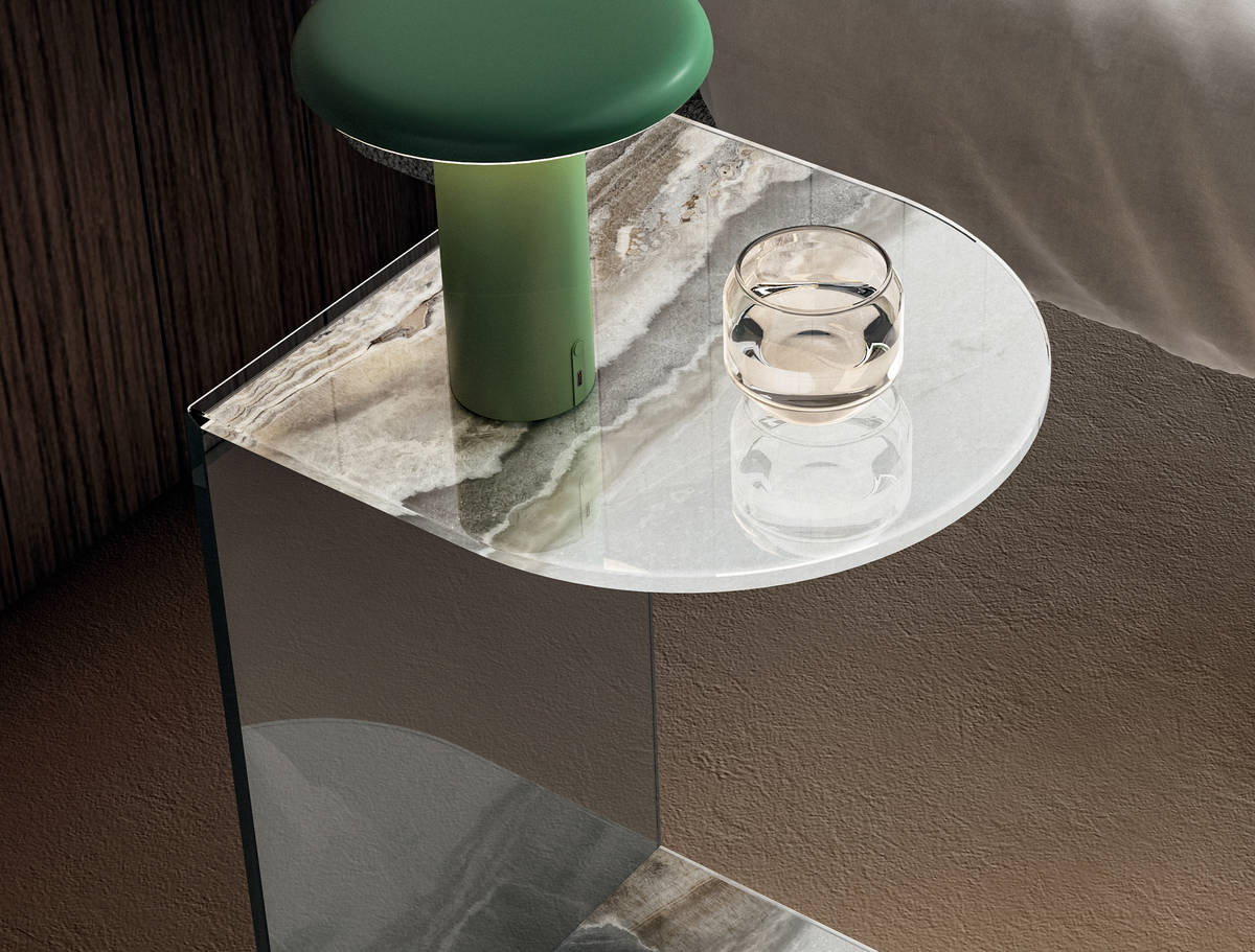 Table de chevet Tell LAGO – vue 1