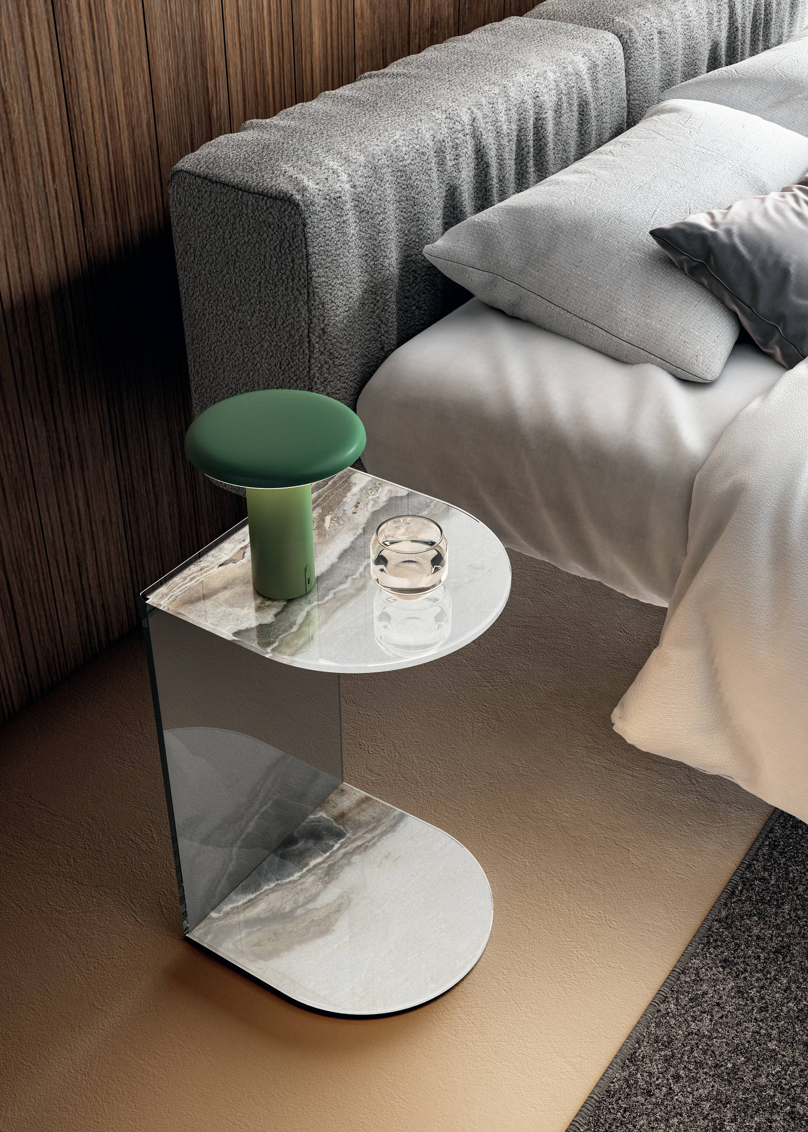 Table de chevet Tell LAGO – vue 1