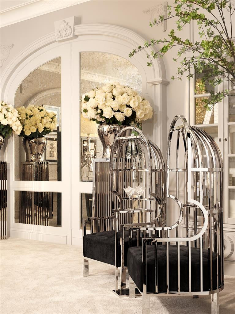 Eichholtz Stuhl Bora - Stahl Bora-Bora Stuhl Eichholtz Sofas-Stühle Stahl