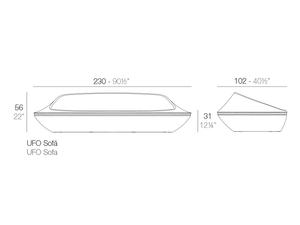 Vondom Ufo Canape Ufo Outdoor Vondom Sofas-Fauteulis-Outdoor