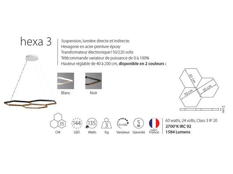 Deun Hexa 3 Hexa Le Deun Leuchten