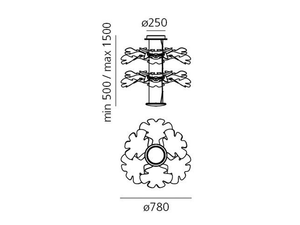 Artemide Chlorophilie 2 Artemide Chlorophilie-2 Leuchten aufhängungen