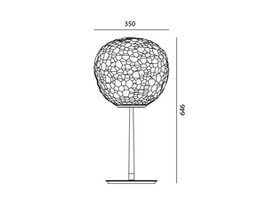 Artemide Meteorit Stelo leuchtet