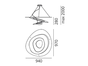 Artemide Pirce Artemide Leuchten Pirce-Suspension Suspensionen