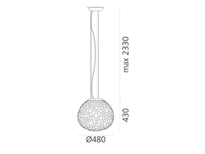 Artemid-Artemid-Leuchten Meteorit _ Suspension Suspension